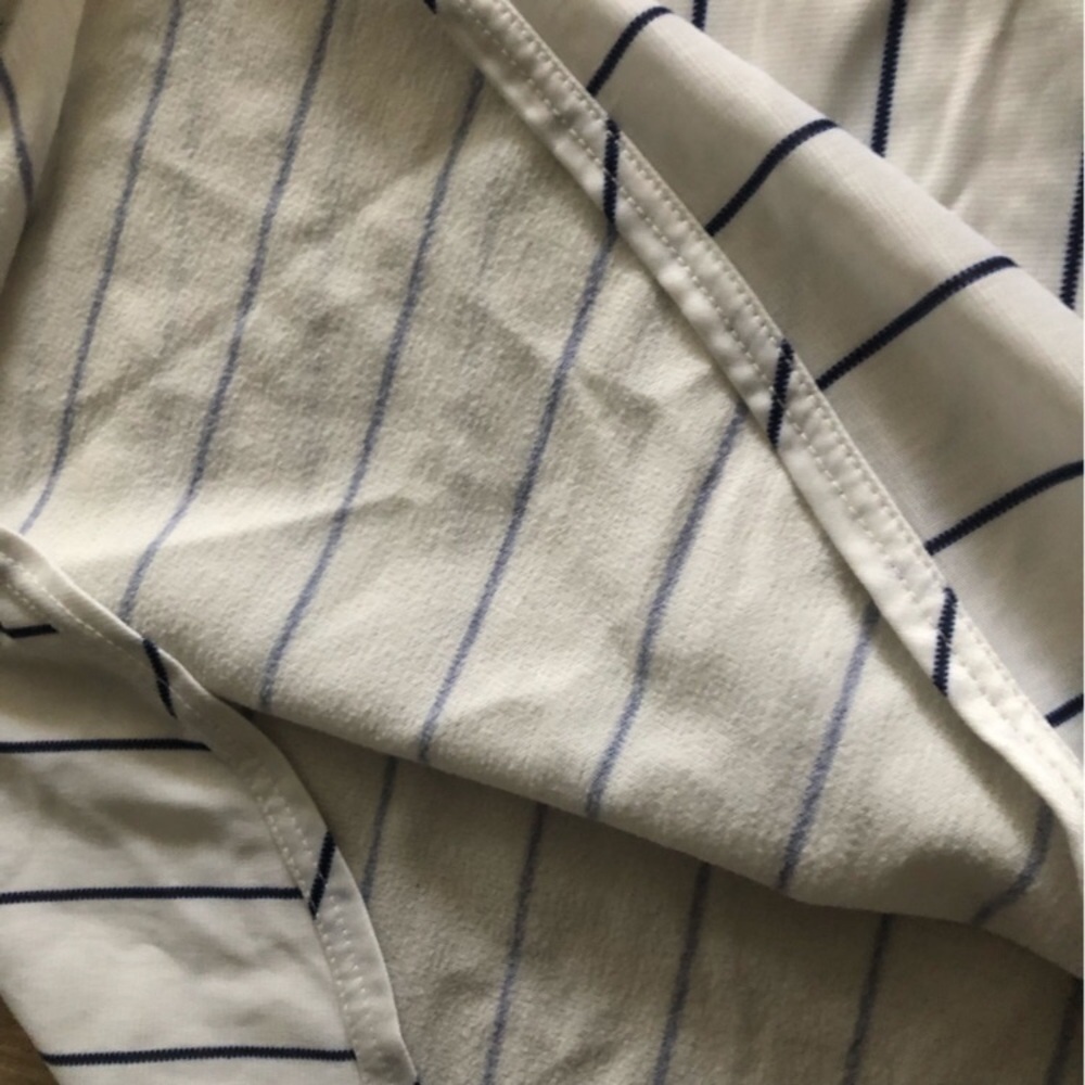 Vintage New York Yankees Striped Jersey in White and Black - Picture 10 of 11